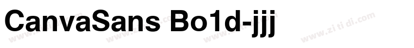 CanvaSans Bo1d字体转换